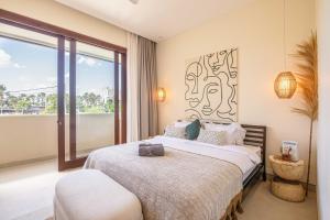 Postel nebo postele na pokoji v ubytování Luxury 4BR Villa with Private Pool in Canggu
