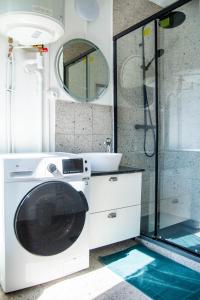Ένα μπάνιο στο Appartement tout confort