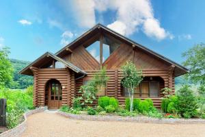 秩父市にあるChichibu Park Bridge Camp Base - Vacation STAY 12868vのログキャビンハウス(美しい景色を望む)