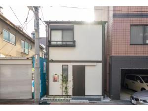 Bygningen som feriehuset ligger i