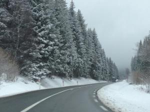 La Vue sur le Paradis durante o inverno