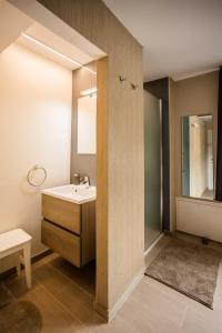 Koupelna v ubytování B&B 't Solveldje + 28 fotografií