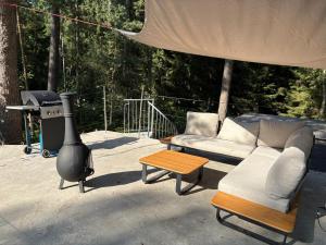 Posezení v ubytování TerraVenturia - Defcamp