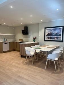 Η κουζίνα ή μικρή κουζίνα στο Tromsø City Apartment