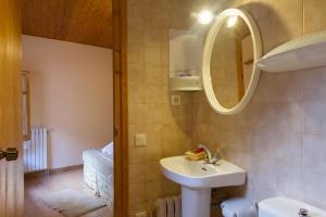 Kúpeľňa v ubytovaní Hostal Aiguamog