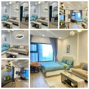 Χώρος καθιστικού στο K-House Homestay SmartCity 1-2-3pn
