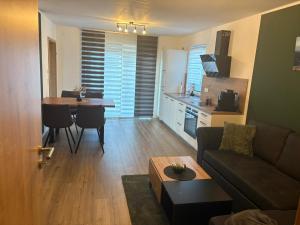 Η κουζίνα ή μικρή κουζίνα στο Bayerwaldapartment