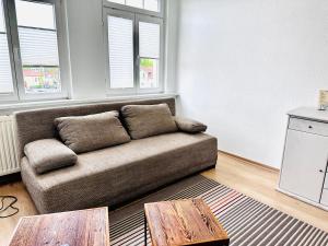 Posezení v ubytování Möblierte Wohnung im Stadtzentrum