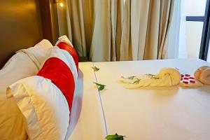 Postel nebo postele na pokoji v ubytování Penouël Hôtel