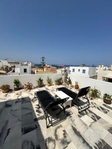 Μπαλκόνι ή βεράντα στο Bellissimo apartment Naxos