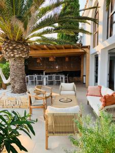 Χώρος καθιστικού στο Villa Mar