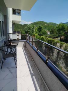 Nespecifikovaný výhled na hory nebo výhled na hory při pohledu z apartmánu