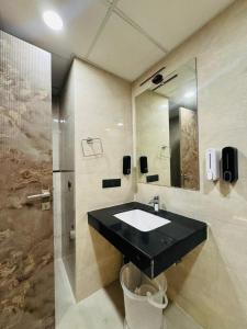 Ένα μπάνιο στο Castle Stay