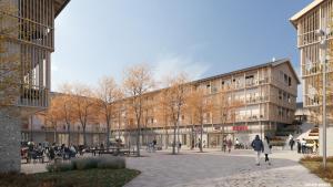 Budova, kde se apartmán nachází