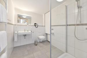 Koupelna v ubytování Ferienhaus Boddenzauber