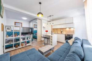 Kuchyň nebo kuchyňský kout v ubytování Modern Studio Apartman