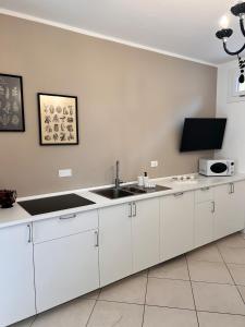 Η κουζίνα ή μικρή κουζίνα στο Saragozza 223 Deluxe Apartment