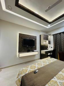 Μια τηλεόραση ή/και κέντρο ψυχαγωγίας στο Castle Stay