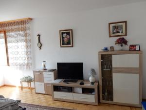 TV a/nebo společenská místnost v ubytování Appartement La Prairie