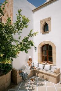 Χώρος καθιστικού στο Althea Villa