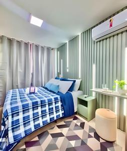 En eller flere senge i et værelse på #ApRoPriAdO ao bem estar C/ Tv Smart