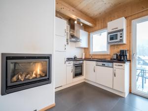 Dapur atau dapur kecil di Chalet in Hohentauern near Ski Lift