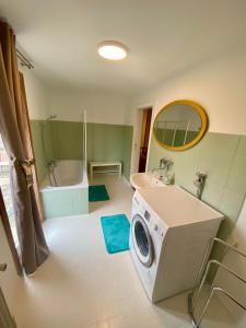 Koupelna v ubytování Land-Wohnung Behr + 22 fotografií