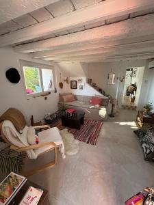 Χώρος καθιστικού στο Chambre chez l'habitant +8 φωτογραφίες