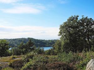 a view of a lake from a hill at 5 person holiday home in LJUNGSKILE-By Traum in Ljungskile