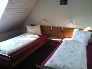 Postel nebo postele na pokoji v ubytování Hotel Restaurant Schiff