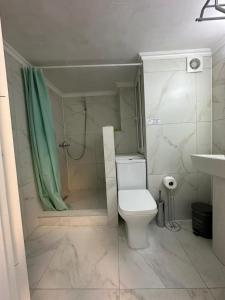 Koupelna v ubytování Lilia Apartments