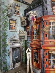 a mural on the side of a building at La chambre secrète des sorciers in Longueval +15 photos