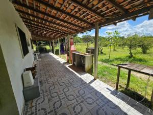 Μπαλκόνι ή βεράντα στο Casa do Sítio Amazônia - COP30