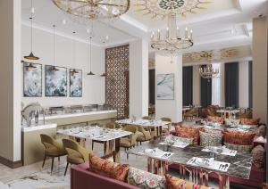 Гостиная зона в Fergana New Uzbekistan Hotel