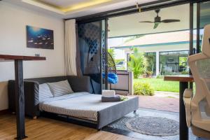 Ruang duduk di Villa Lila