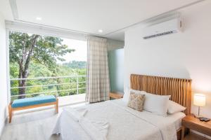 Ένα ή περισσότερα κρεβάτια σε δωμάτιο στο Luxury Villa #11 Private Pool & Oceanview +22 φωτογραφίες