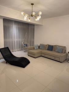 Χώρος καθιστικού στο Hermoso alojamiento en Santo Domingo