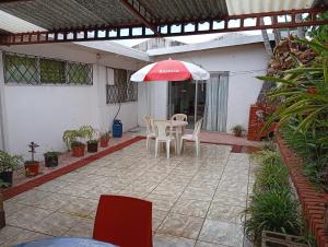 Patio nebo venkovní prostory v ubytování Confortable y privado estudio en zona exclusiva .