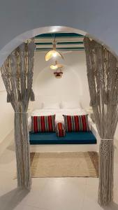 Postel nebo postele na pokoji v ubytování Casa Blanca - calm space for soul revival