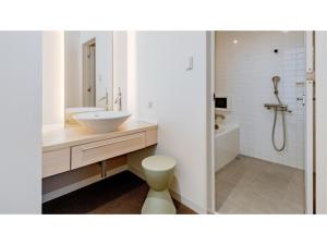 Et badeværelse på The OneFive Sendai - Vacation STAY 35279v