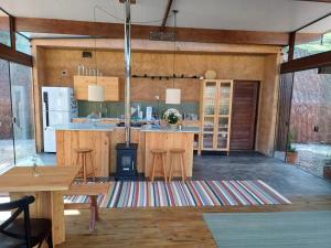 Køkken eller tekøkken på Fraga da Mantiqueira