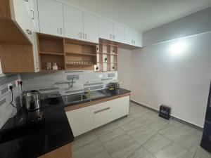 Η κουζίνα ή μικρή κουζίνα στο Spacious 2-bedroom apartment