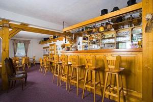 Lounge nebo bar v ubytování Pension Samohel