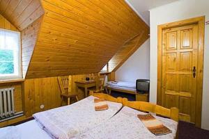 Postel nebo postele na pokoji v ubytování Pension Samohel