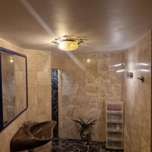 Koupelna v ubytování le Cœur de la vieille ville