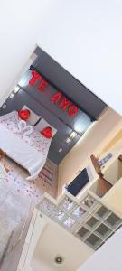 Postel nebo postele na pokoji v ubytování Suite Canto da Montanha