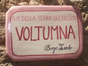 Certifikát, hodnocení, plakát nebo jiný dokument vystavený v ubytování Le Dimore by Borgo Tessile - Voltumna