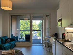 Kuchyň nebo kuchyňský kout v ubytování Peaceful stay near city & nature, Wifi, balcony + 8 fotografií