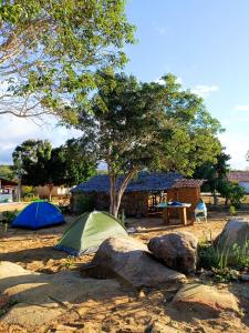 Κήπος έξω από το Ecocamping Okaeté