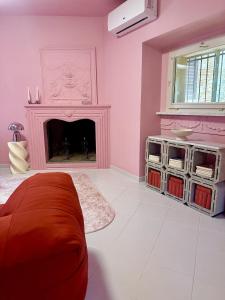 Posezení v ubytování Casetta della Morica alle Gole Del Nera